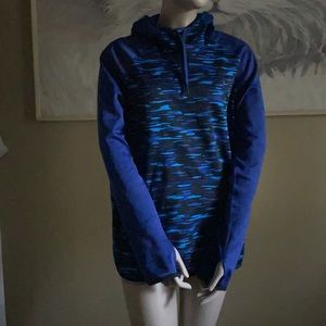 Nike Therma-Fit Thumbs hole blue hoodie size M